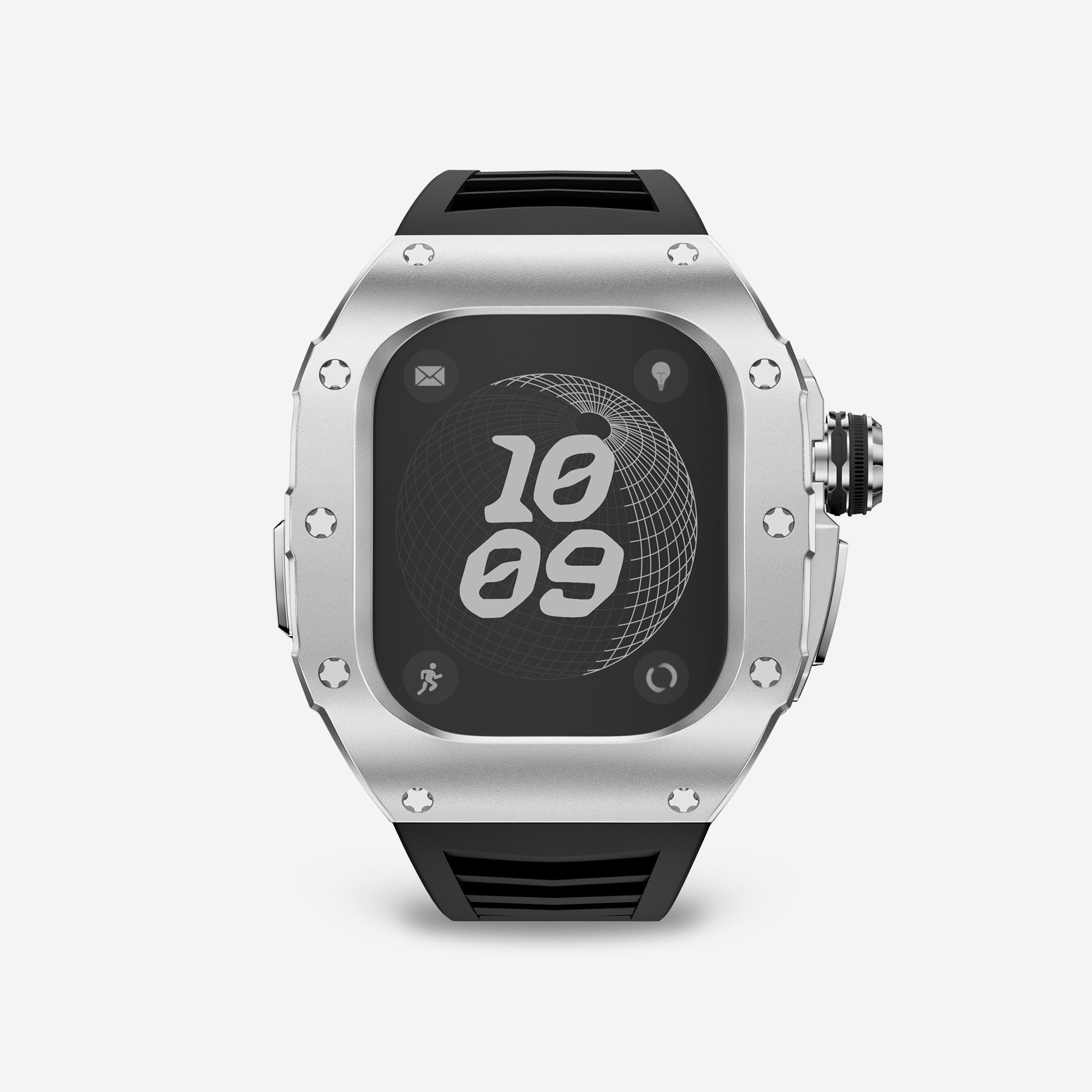 RMAT ALUMINUM 49MM Apple Watch Modification Kit (Silver Black)