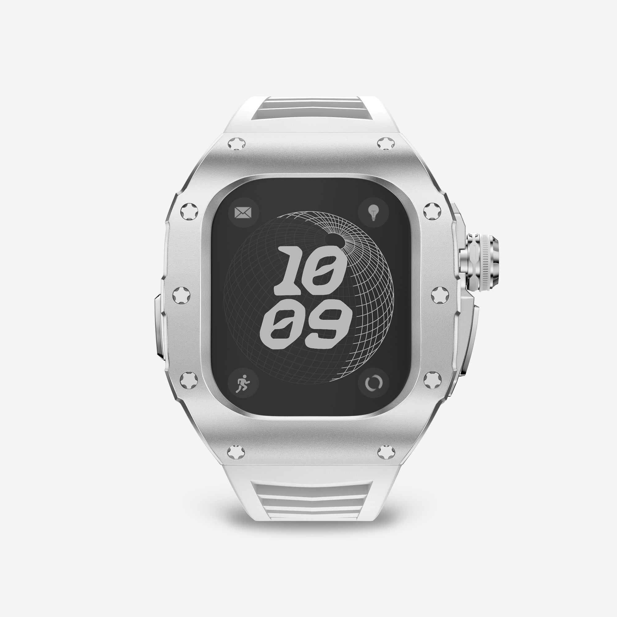 RMAT ALUMINUM 49MM Apple Watch Modification Kit (Silver Black)