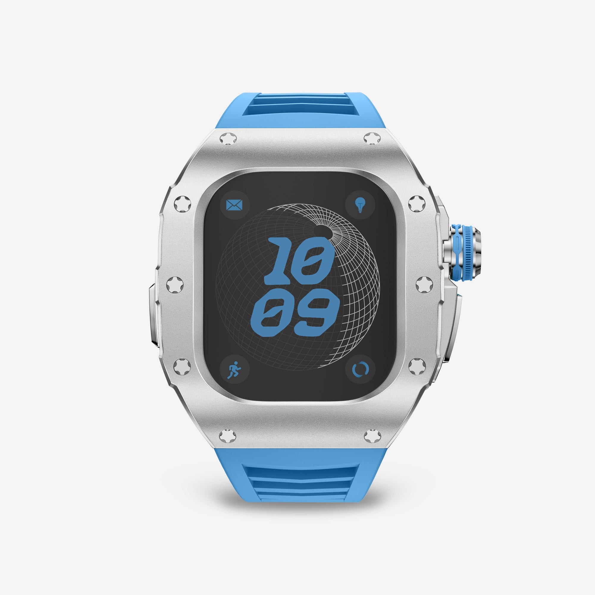 RMAT ALUMINUM 49MM Apple Watch Modification Kit (Silver Black)