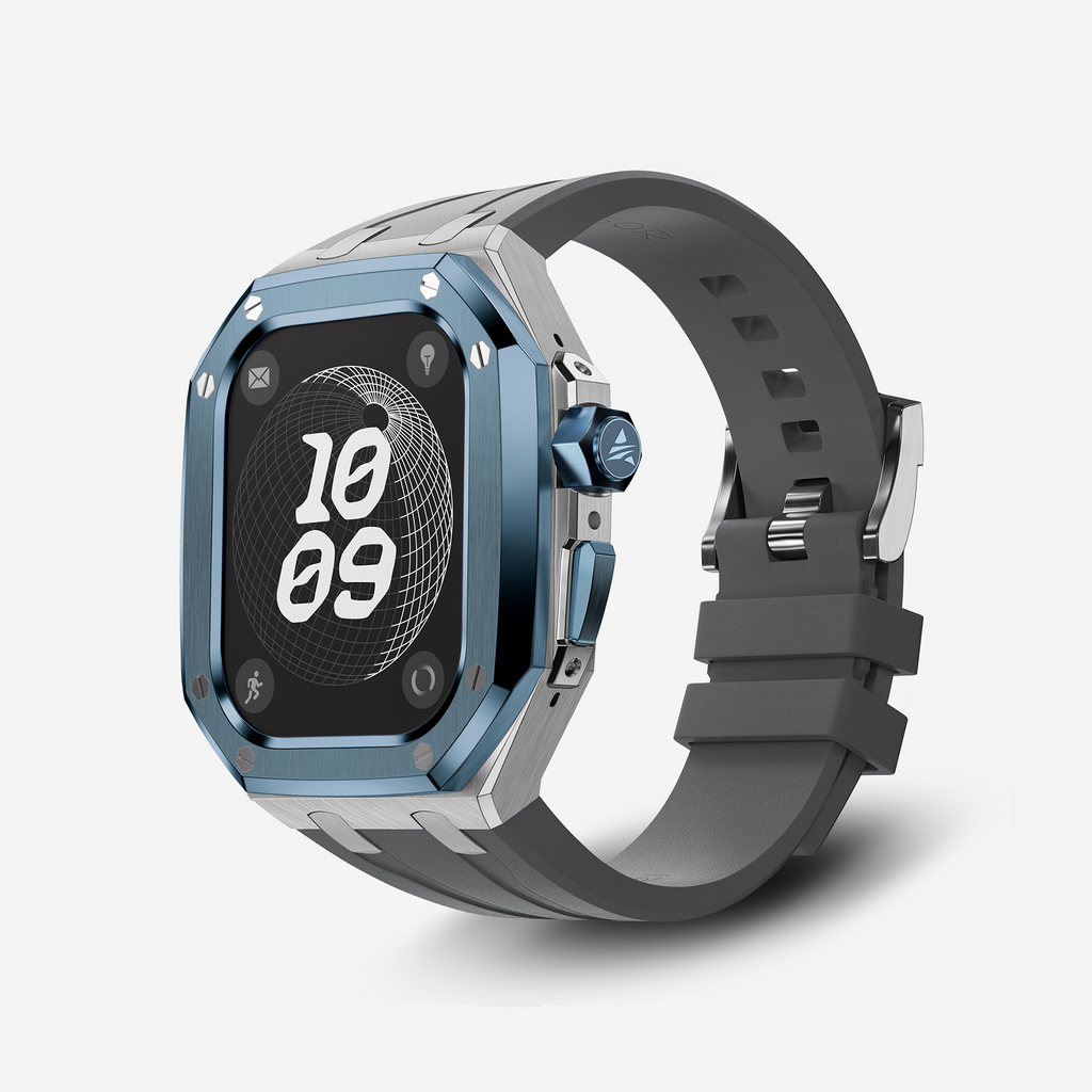 AP RO4950  49MM Titanium Apple Watch Ultra Modification Kit (Silver Blue)