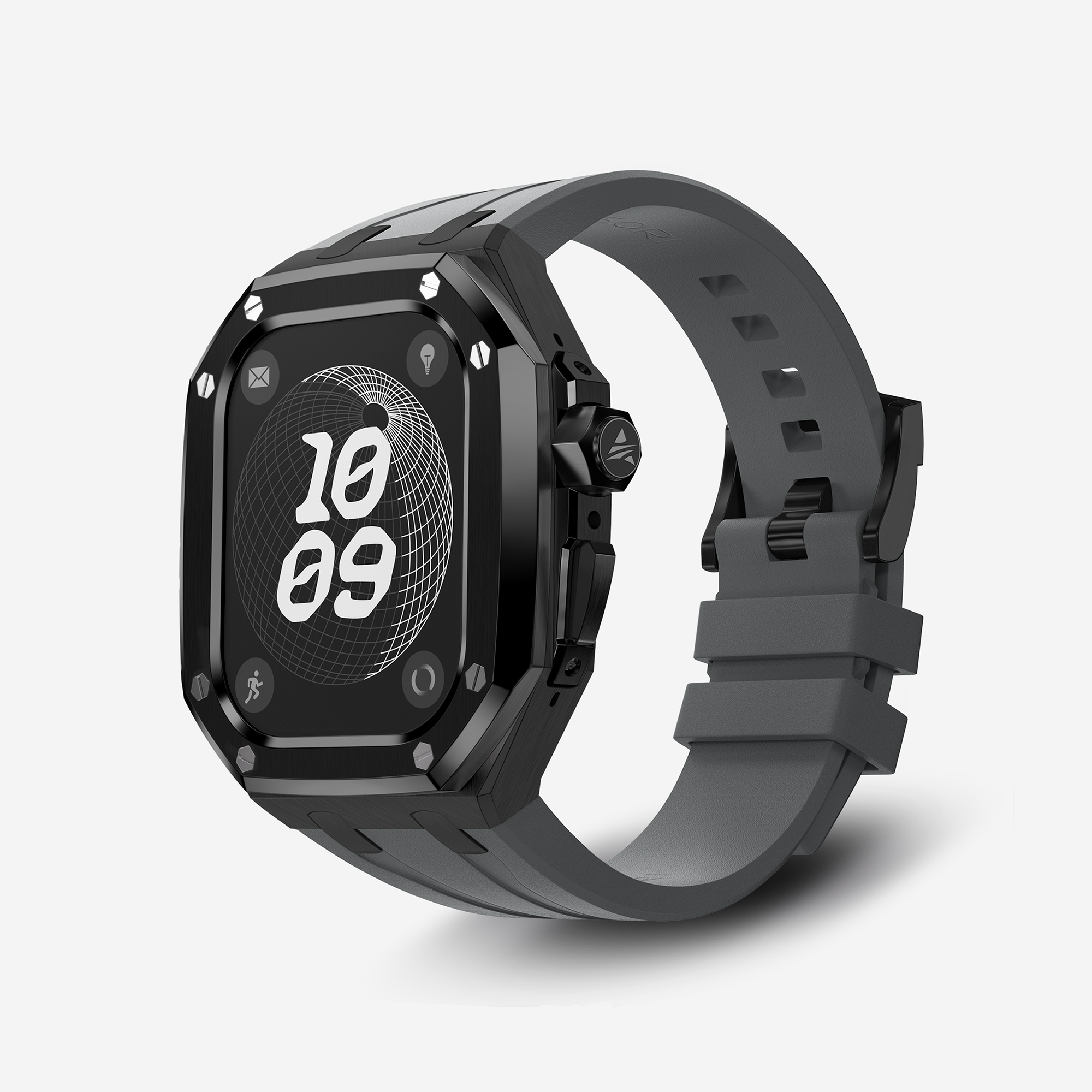 APRO TF 49MM Titanium Apple Watch Ultra Modification Kit (Black)