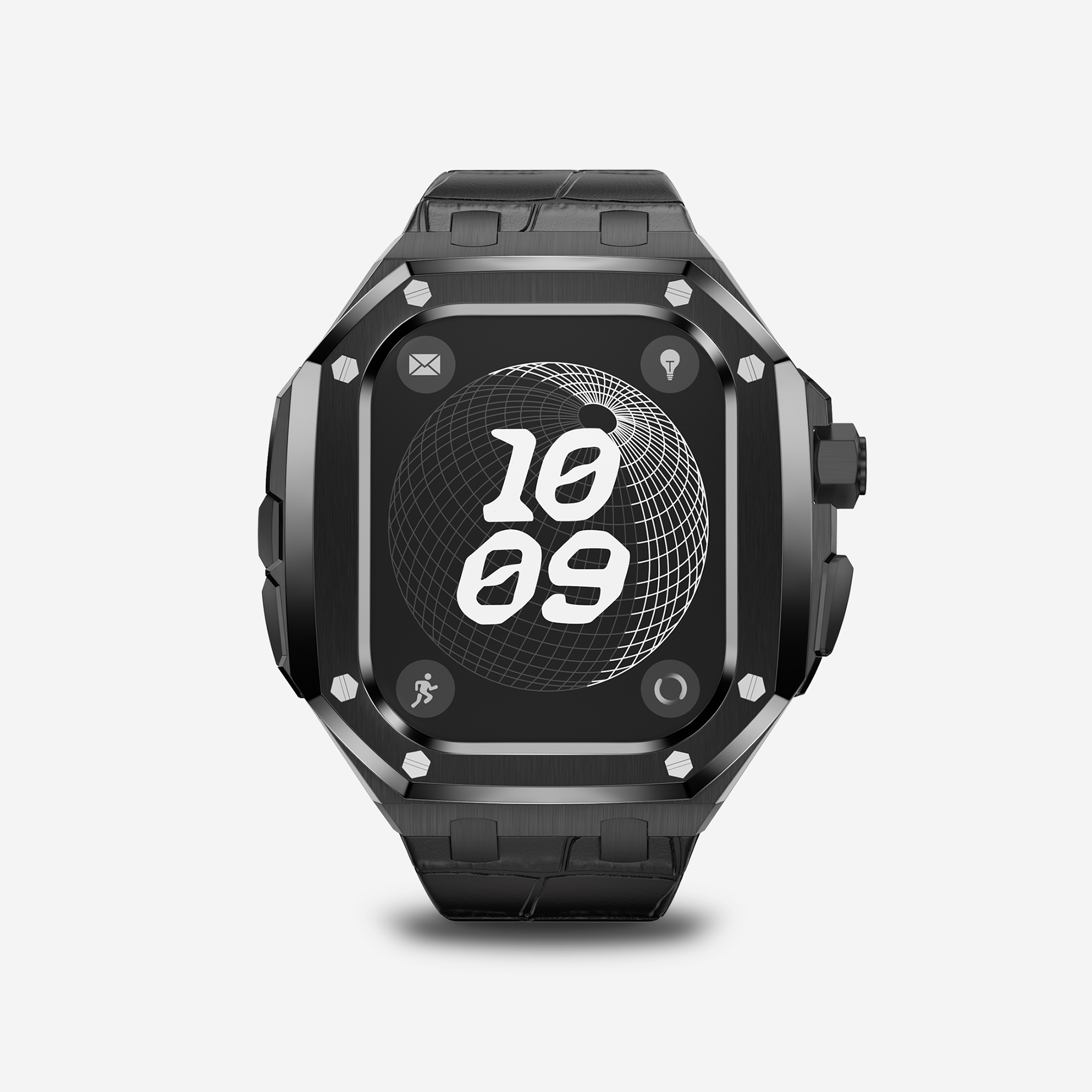 APRO TL 49MM Titanium Apple Watch Modification Kit (Black)