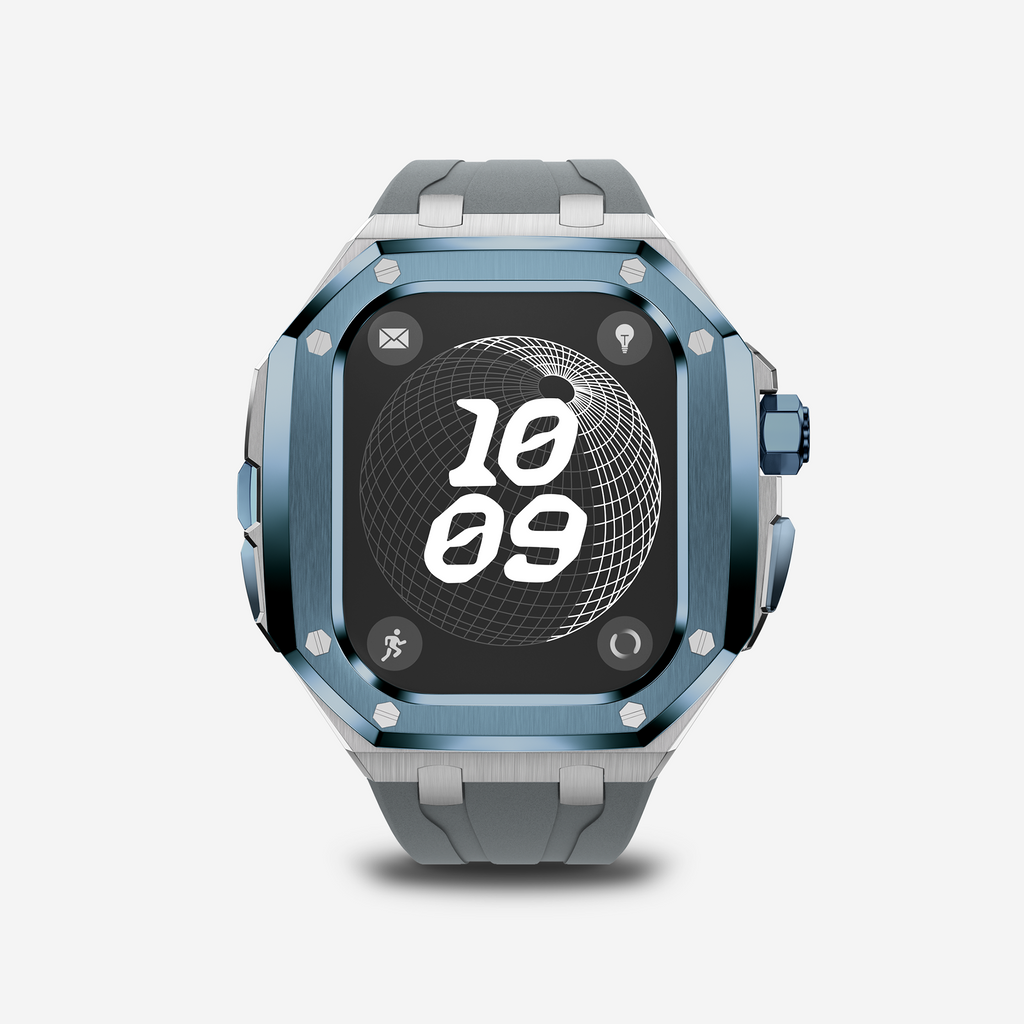 AP RO4950  49MM Titanium Apple Watch Ultra Modification Kit (Silver Blue)