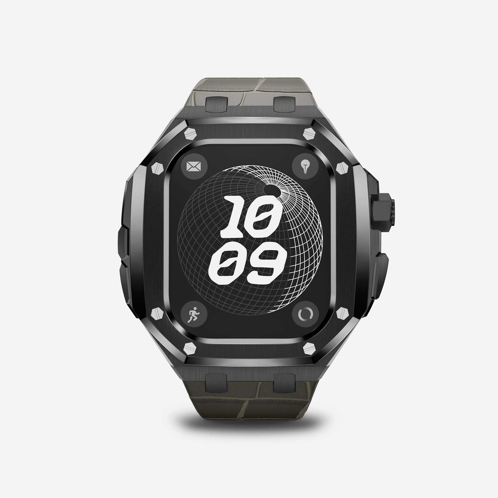 APRO TL 49MM Titanium Apple Watch Modification Kit (Black)