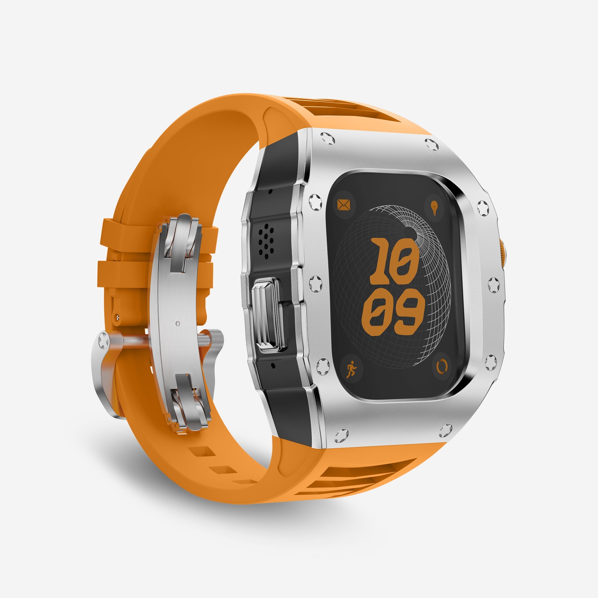 RMAT ALUMINUM 49MM Apple Watch Modification Kit (Silver Black)