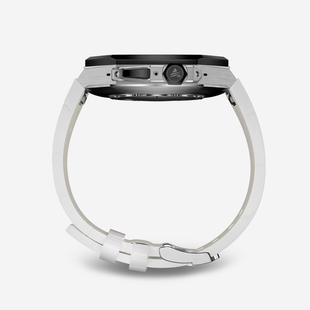 APRO TL 49MM Titanium Apple Watch Modification Kit (Silver Black)