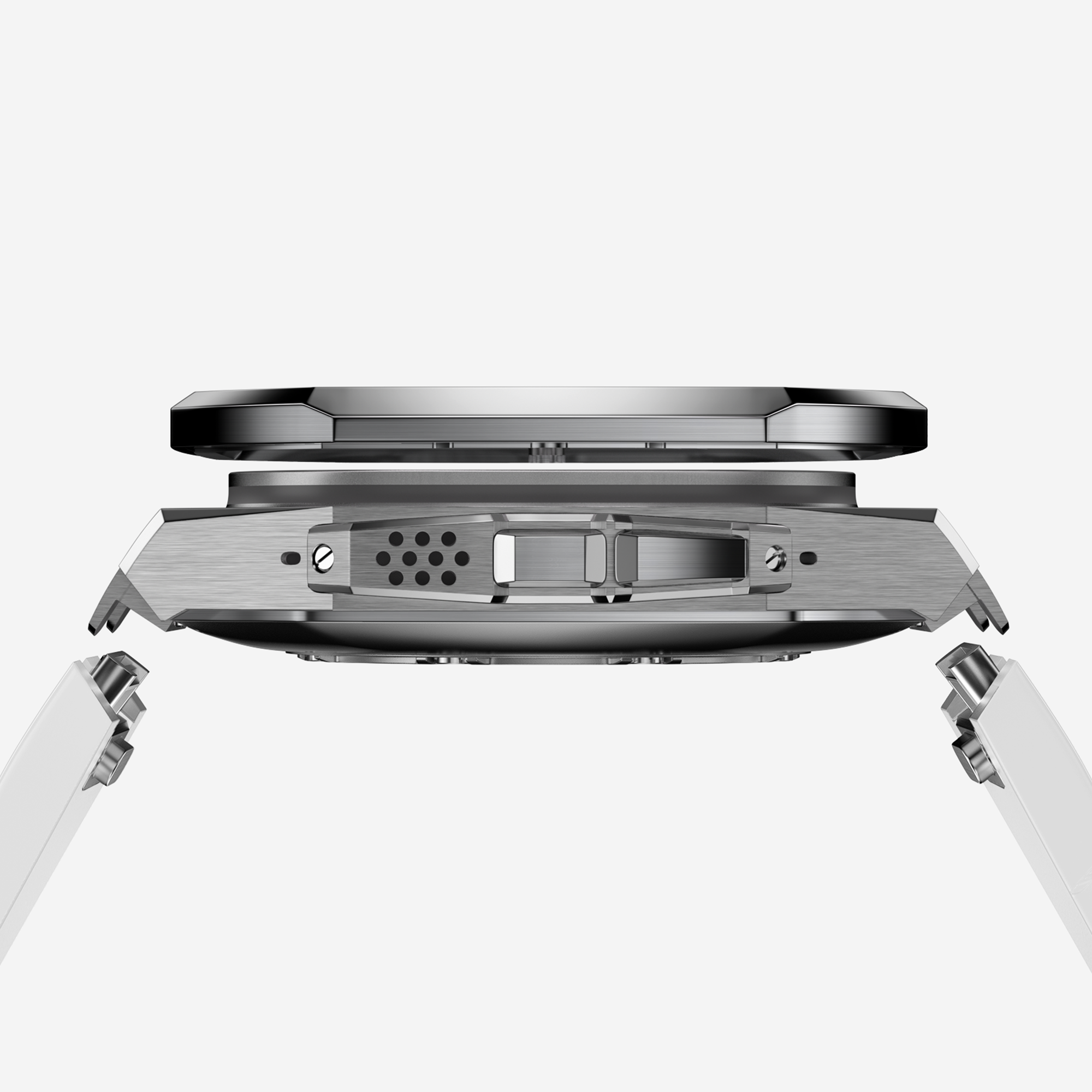 AP ROYAL OAK STYLE  49MM Titanium Apple Watch Modification Kit (Silver)