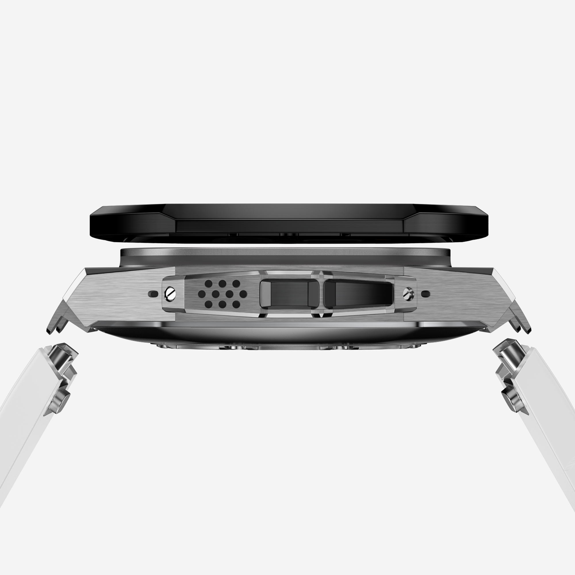 APRO TL 49MM Titanium Apple Watch Modification Kit (Silver Black)