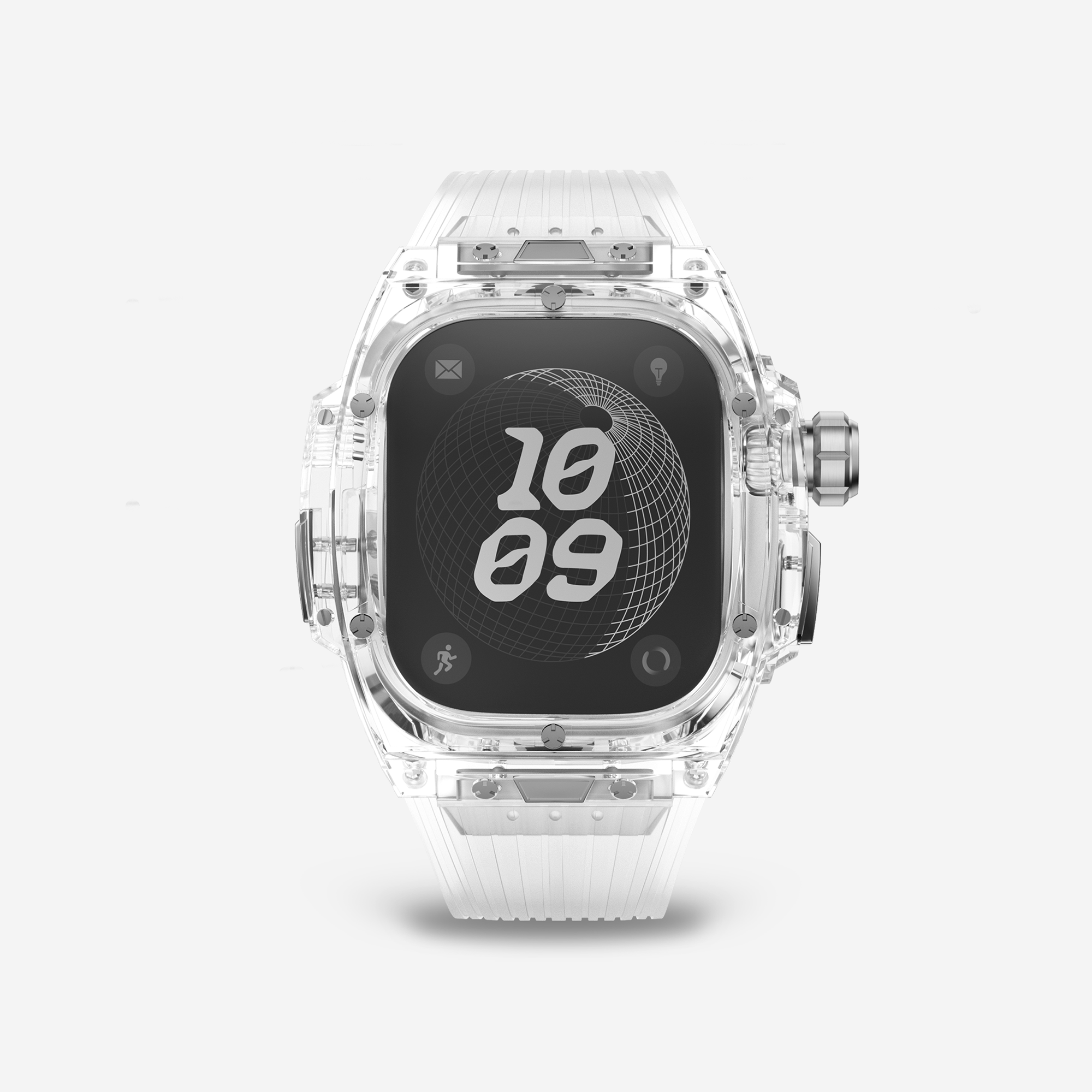HBSB NYLON 49MM Apple Watch Modification Kit (Silver)