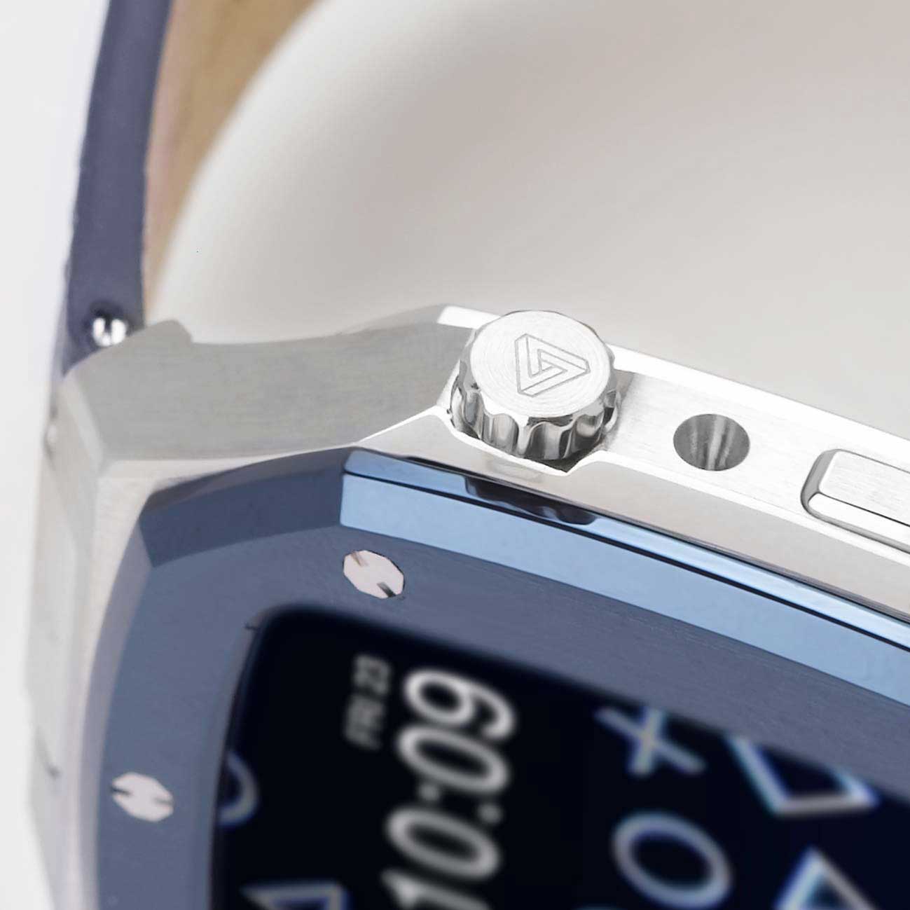 Apple Watch Case / CHAVAKIAH - Leather Blue