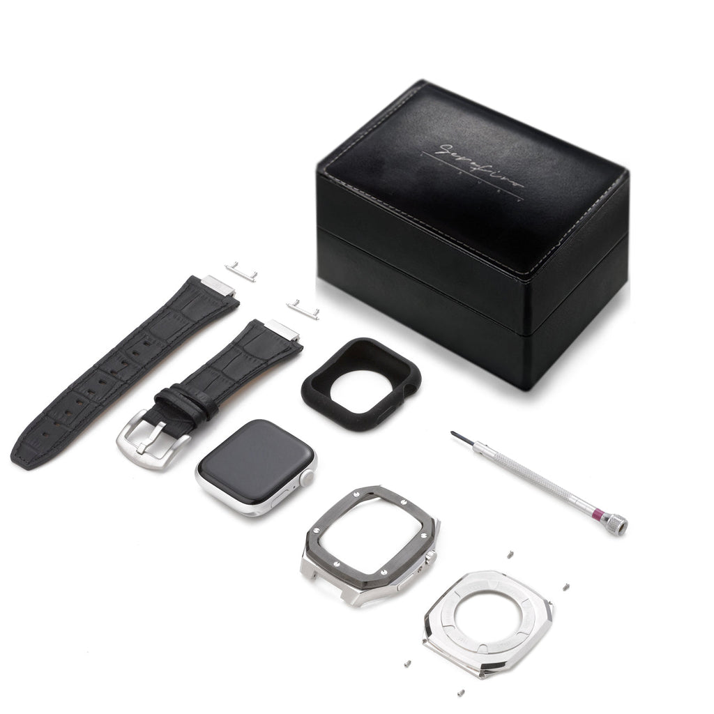 Apple Watch Case / ACHAIAH - Leather Black