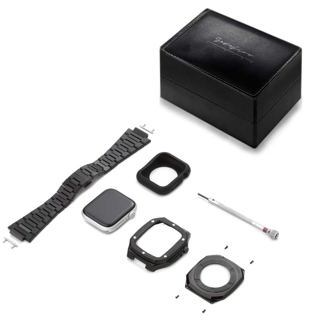 Apple Watch Case / MAHASIAH - Stainless Steel Black