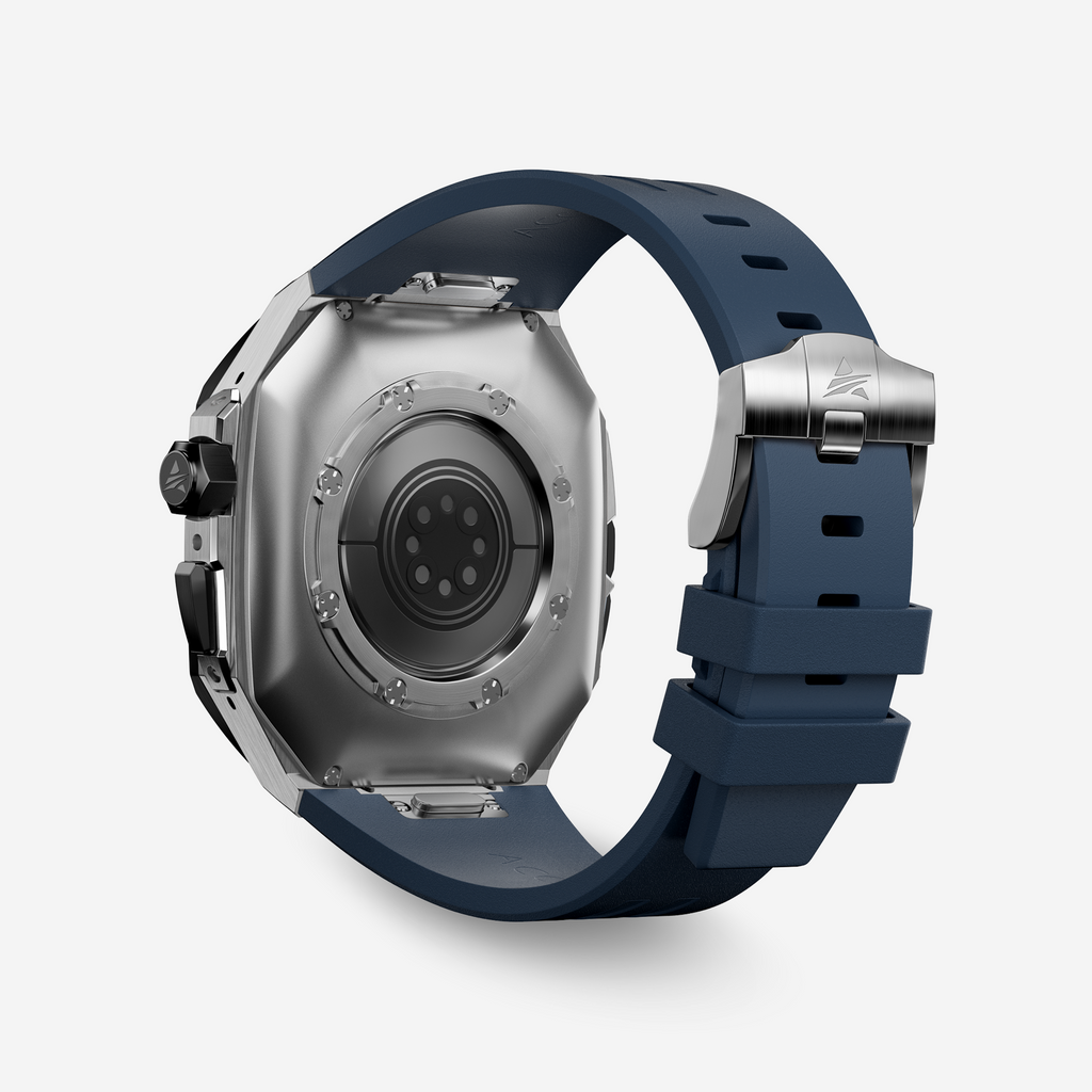 APRO TF 49MM Titanium Apple Watch Ultra Modification Kit (Silver Black)