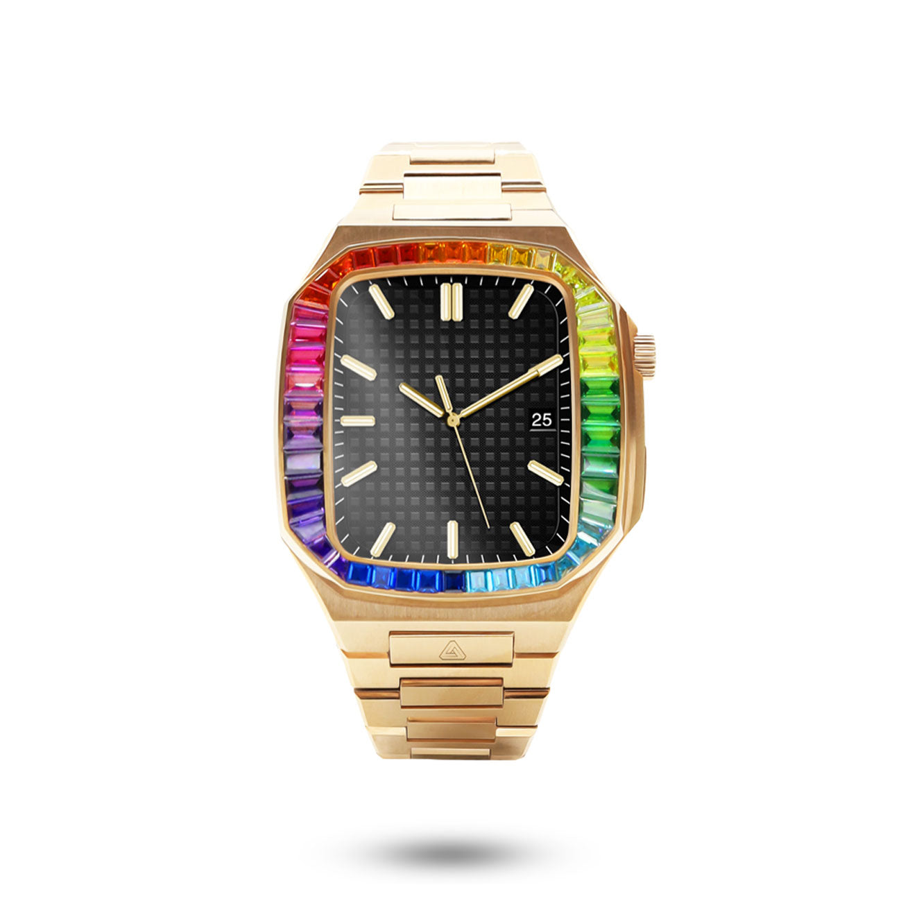 Apple Watch Case / NEMESI - LTD Edition Rose Gold Raimbow Diamond