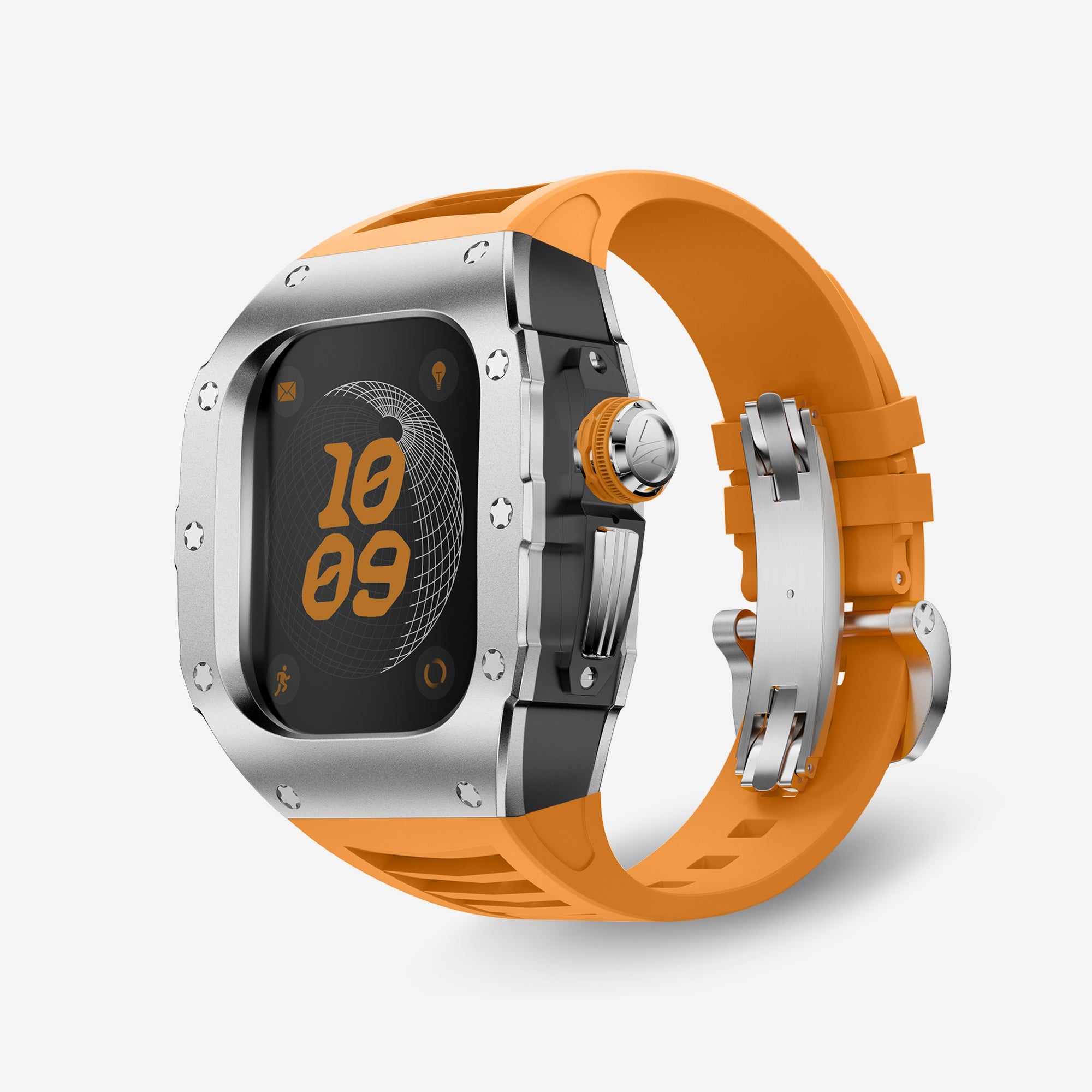 RMAT ALUMINUM 49MM Apple Watch Modification Kit (Silver Black)