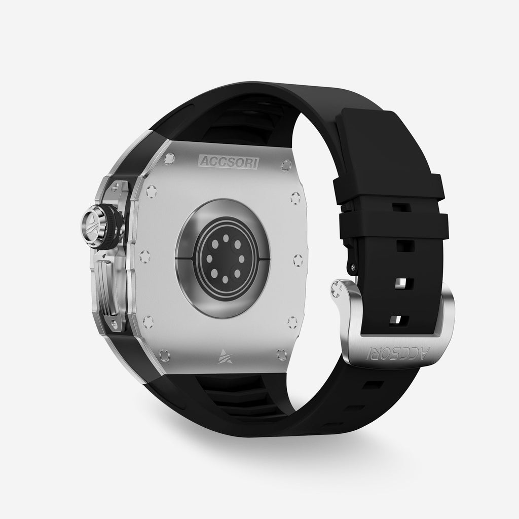 RMAT ALUMINUM 49MM Apple Watch Modification Kit (Silver Black)