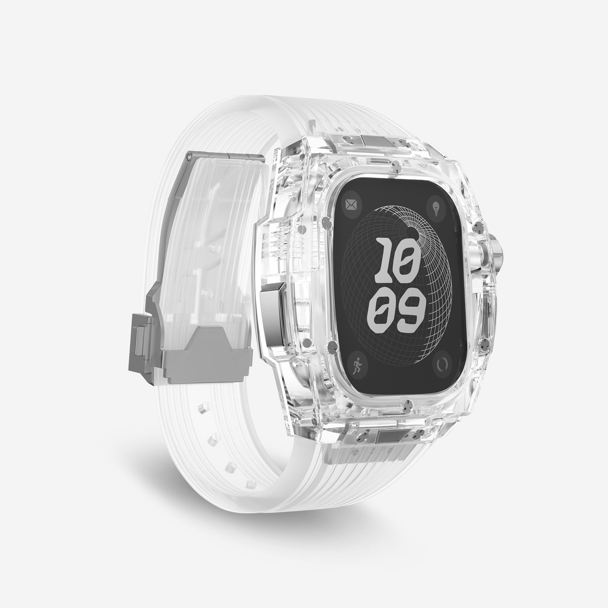 HBSB NYLON 49MM Apple Watch Modification Kit (Silver)