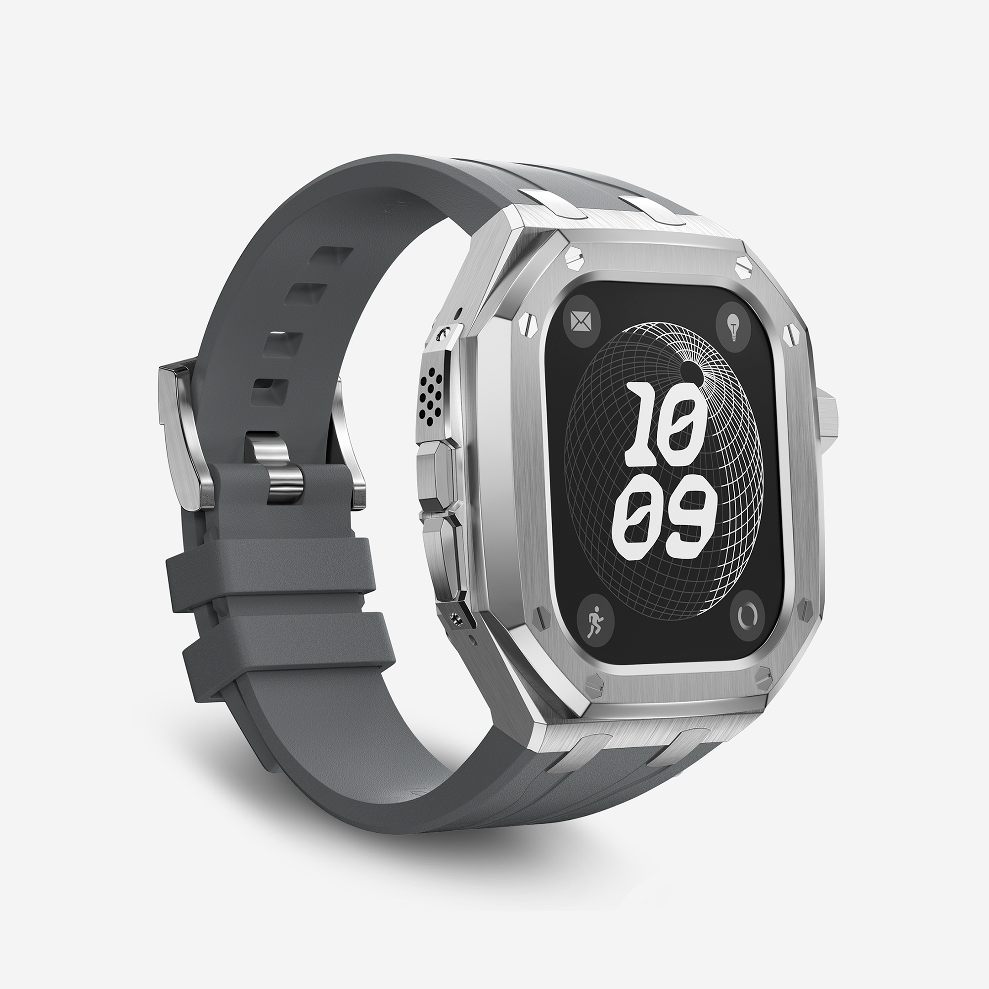 APRO TF 49MM Titanium Apple Watch Ultra Modification Kit (Silver)